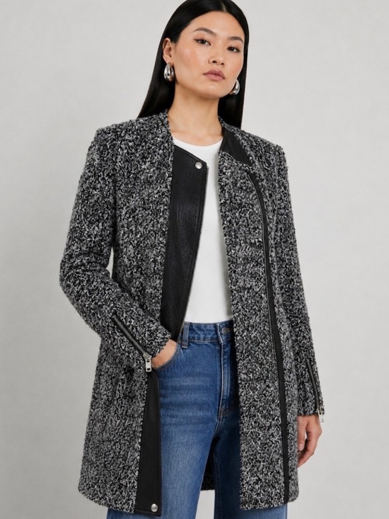 REVOLVE Jackets & Blazers - Revolve IRO Derby Wool-Blend Jacket Grey Souris Size 38 / M
